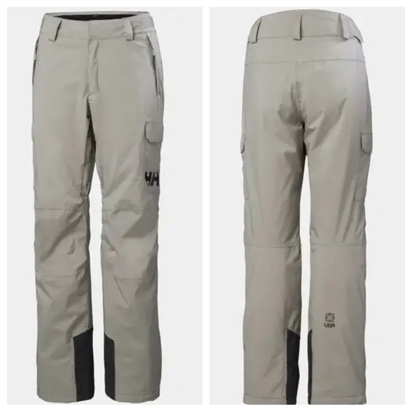 Helly Hansen Switch Cargo Insulated Terrazzo Grey Ski Snow Pants - Picture 1 of 12